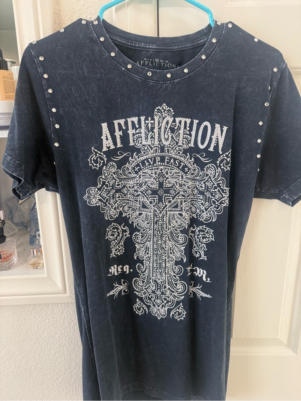 Affliction bling top
